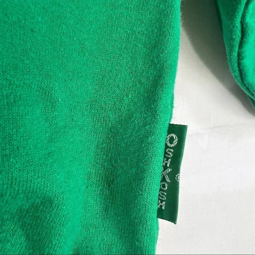 VTG Osh Kosh 80’s Kids Cardigan Green With Plaid Long Sleeve 5T Made In USA